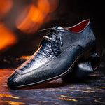 Marco Di Milano Merida Caiman & Lizard Derby Navy