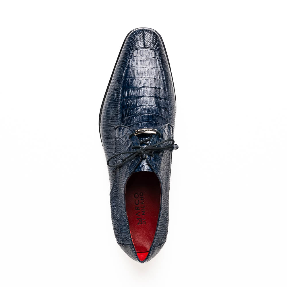 Marco Di Milano Merida Caiman & Lizard Derby Navy