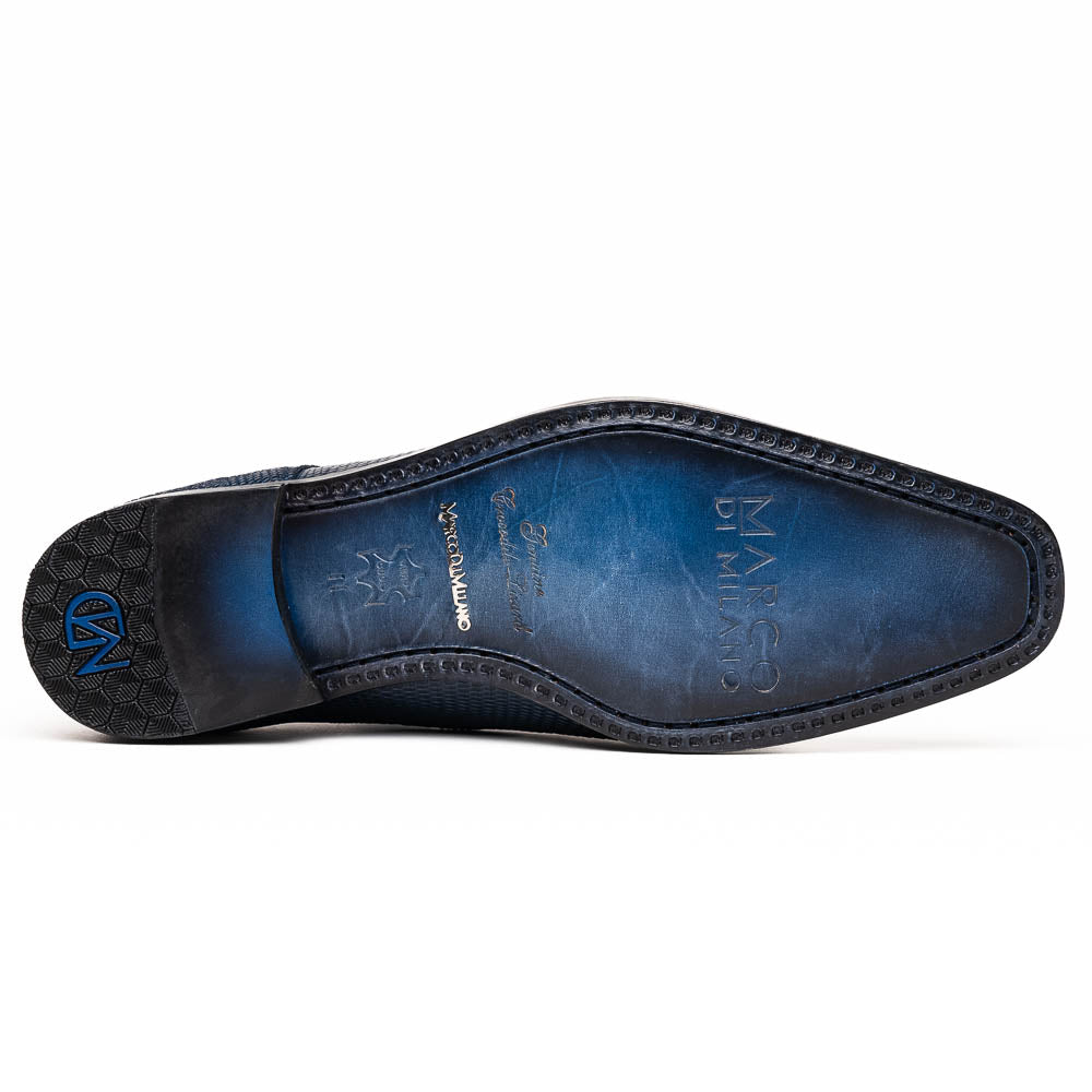 Marco Di Milano Merida Caiman & Lizard Derby Navy