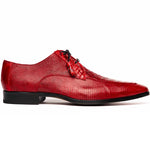 Marco Di Milano Merida Caiman & Lizard Derby Red