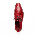 Marco Di Milano Merida Caiman & Lizard Derby Red