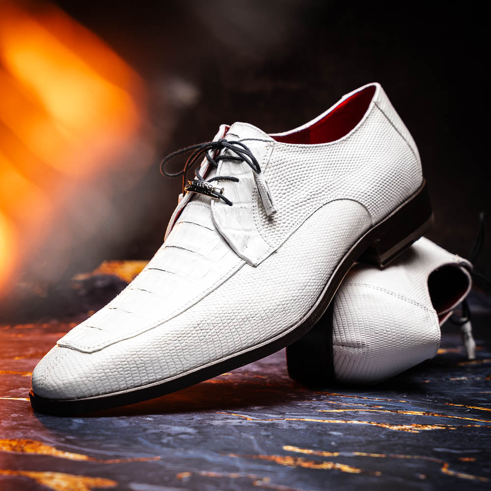 Marco Di Milano Merida Caiman & Lizard Derby White