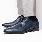 Marco Di Milano Merida Caiman & Lizard Derby Navy