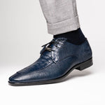 Marco Di Milano Merida Caiman & Lizard Derby Navy