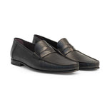 Mezlan 17269 Calfskin Penny Loafer Black