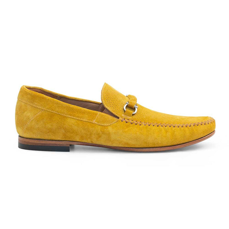 Mezlan 17304 Suede Venetian Mocassin Mustard