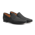 Mezlan 17307 Nubuck Moccasin Black