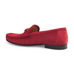 Mezlan 17308 Suede Moccasin Red
