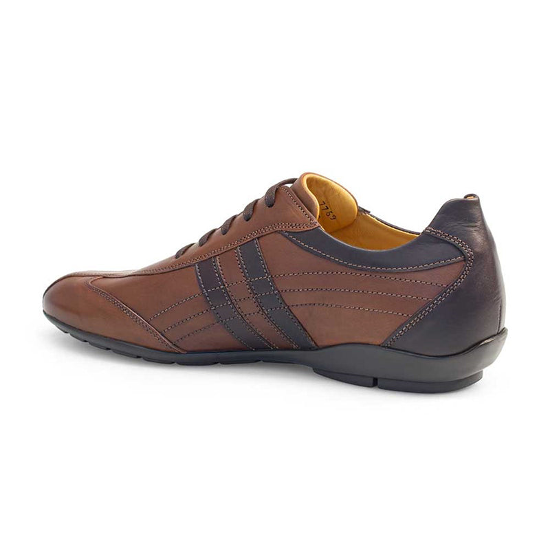 Mezlan 18415 Calfskin Sneakers Cognac / Dark Brown