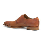 Mezlan 19501 Calfskin / Deerskin Double Monkstrap Shoes Camel