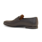 Mezlan 19564 Calfskin Penny Loafer Dark Brown