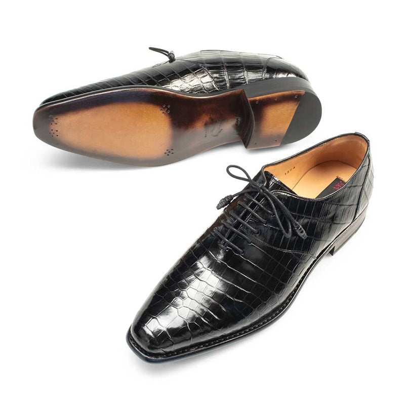 Mezlan 4291-J Alligator Shoes Black