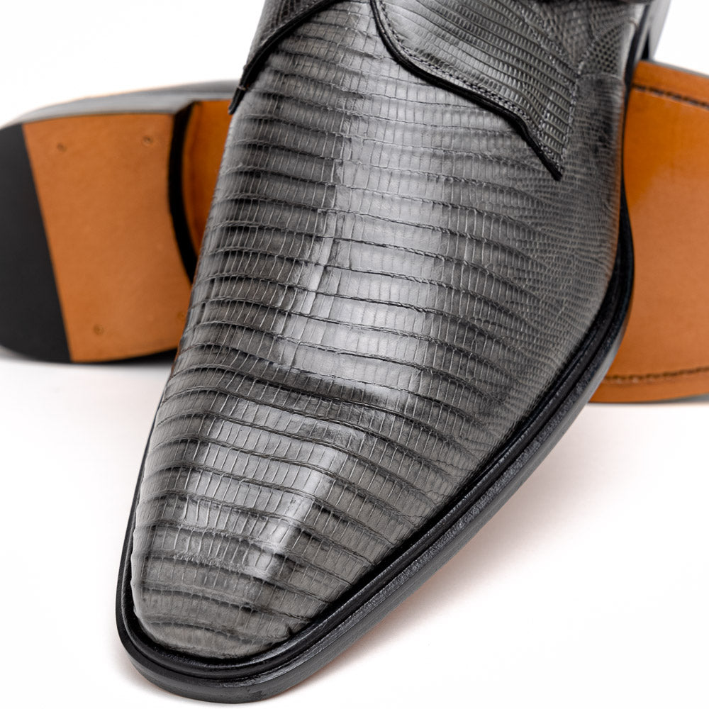 Mezlan 4566-L Lizard Monk Strap Gray (Exclusive)