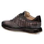 Mezlan 4656F Caiman Crocodile Sneakers Taupe / Brown EXCLUSIVE