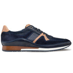 Mezlan A802 Lizard & Suede Sneaker Blue