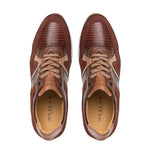 Mezlan A802 Lizard & Suede Sneaker Brown