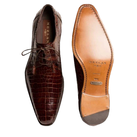 Mezlan Abano Alligator Derby Shoes Sport