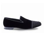 Mezlan Abel Velvet / Suede Shoes Black