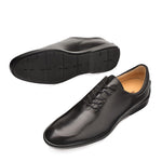 Mezlan Achilles Calfskin Lace-up Shoes Black