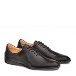 Mezlan Achilles Calfskin Lace-up Shoes Black