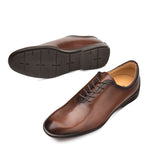 Mezlan Achilles Calfskin Lace-up Shoes Brown