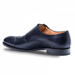 Mezlan Acosta Calfskin Monk Shoes Black