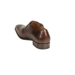 Mezlan Agra Alligator Double Monk Strap Shoes Sport