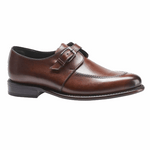 Mezlan Aguilar Monk Strap Shoes Cognac