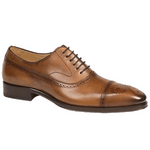 Mezlan Alcala Cap Toe Bal Oxfords Cognac