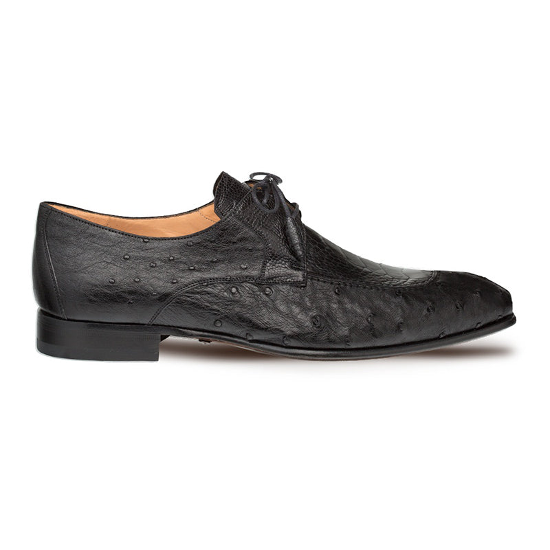 Mezlan Amadeus Ostrich Shoes Black