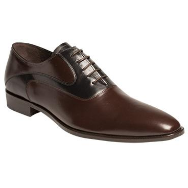 Mezlan Amaral Calfskin Two Tone Oxford Brown / Black