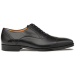 Mezlan Amaro Leather Captoe Rubber Oxfords Black