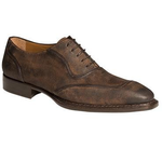 Mezlan Ambrose Suede Oxfords Tan