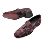 Mezlan Amore Slip On Venetian Black/Red