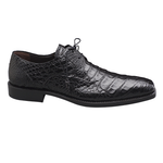 Mezlan Crocodile Lace Up Shoes Black