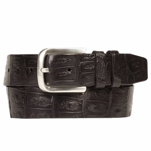Mezlan AO10304 Crocodile Belt Black