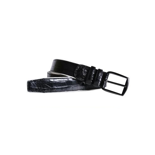 Mezlan AO10354 Crocodile Belt Black