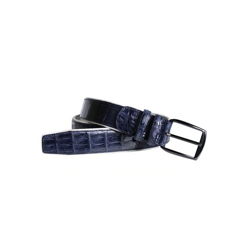 Mezlan AO10354 Crocodile Belt Blue