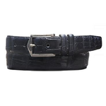 Mezlan AO7645 Genuine Alligator Belt Blue