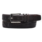 Mezlan AO7645 Genuine Alligator Belt Dark Brown