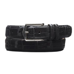 Mezlan AO7645 Genuine Alligator Belt Gray