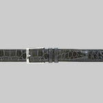 Mezlan Alligator Belt Grey (AO7907)