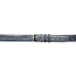 Mezlan Genuine Alligator Belt Gray (AO7907)