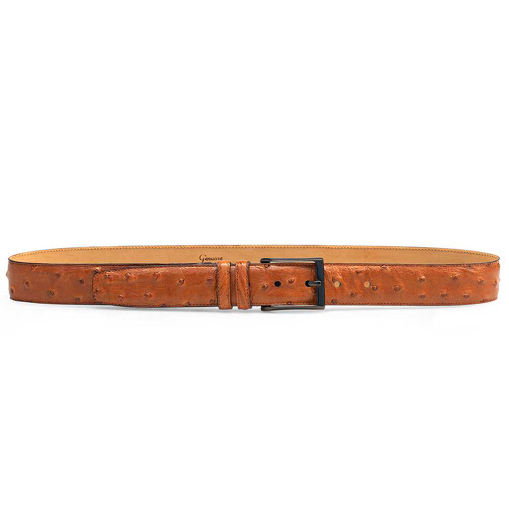 Mezlan Ostrich Quill Belt Brandy (AO8146)