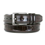 Mezlan AO8597C Genuine Crocodile Belt Brown