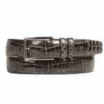 Mezlan AO8603 Genuine Crocodile Belt Gray