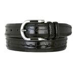 Mezlan AO8869 Genuine Alligator Belt Black