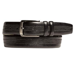 Mezlan AO9928 Lizard Belt Black