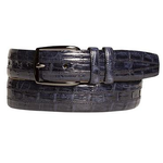 Mezlan AO9929 Crocodile Belt Blue