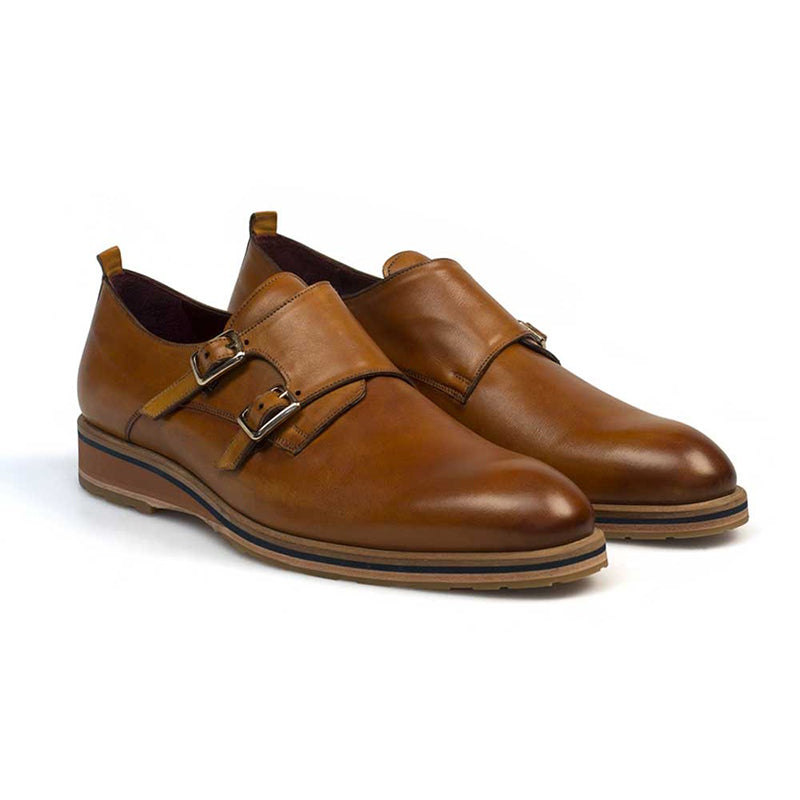 Mezlan Apolo Calfskin Shoes Honey